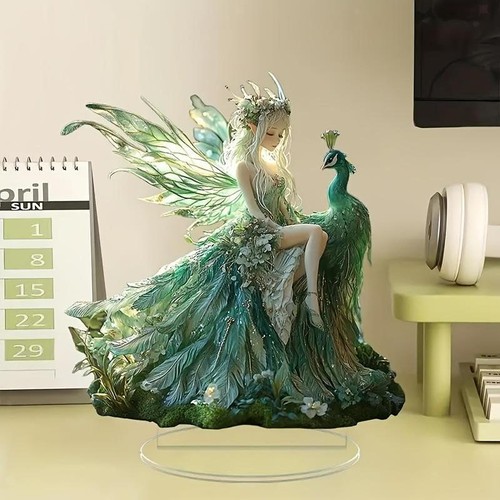 Panneau féerique vert elfe