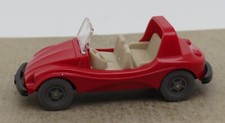 WIKING HO 1/87 VW VOLKSWAGEN BEETLE COX 1303 CONVERTIBLE LADYBUG RED