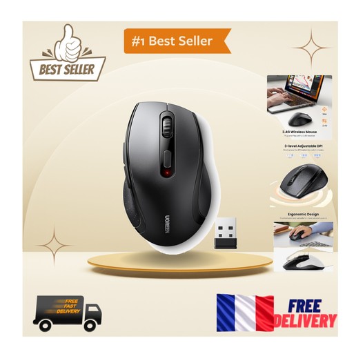 Souris ugreen 4g - souris, 2,4g