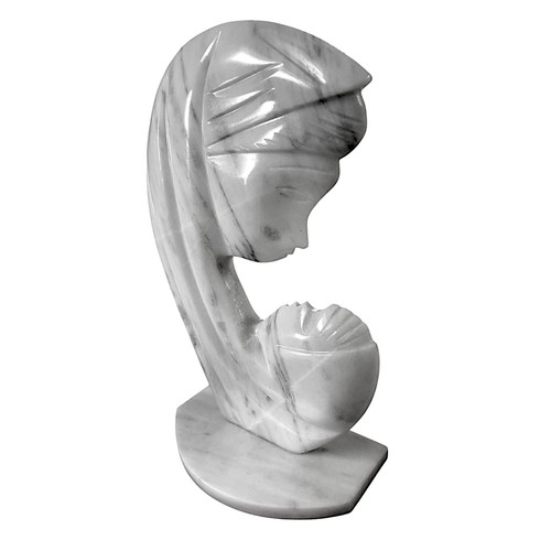 Madonna enfant sculpture de - et,