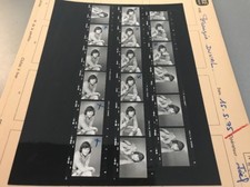 FRANÇOIS DUVAL : PLANCHE CONTACT ORIGINALE DE 1975