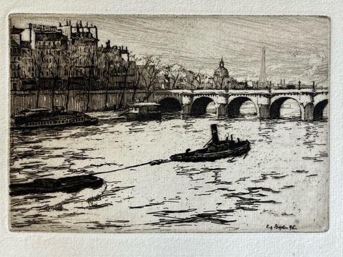 Eugène bejot gravure - eugène, eau