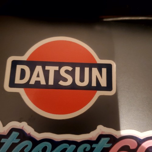 Vintage style decal datsun - style,