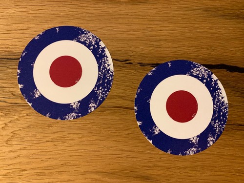 Vespa decal sticker scooter - 2x,