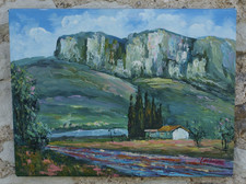 Provence Acrylique sur toile