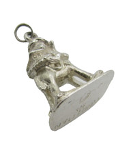 Charme De Cheval À Bascule En Argent Pour Femmes