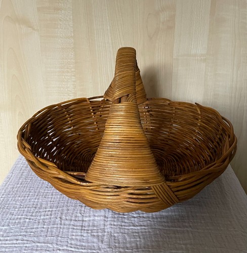 Ancien panier osier avec - panier, en