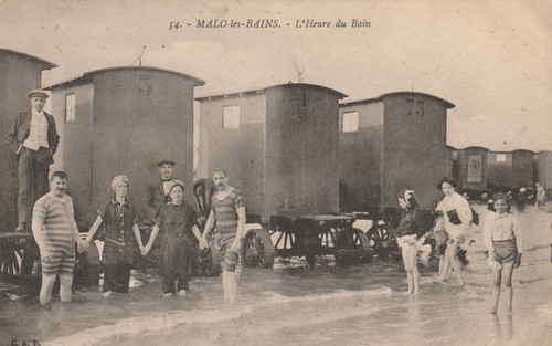 Cpa malo les bains - cpa,