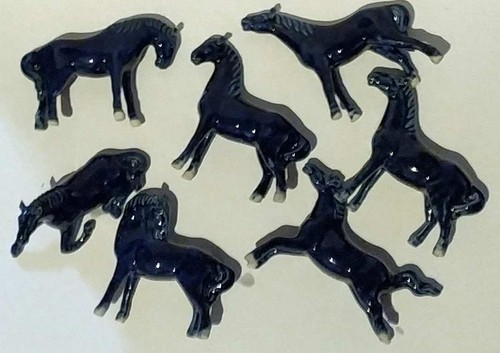 Lot 7 figurines - ***, chevaux