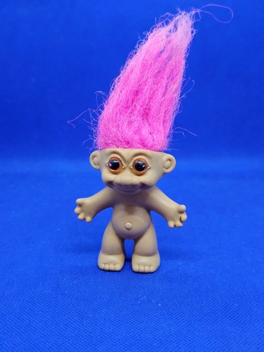 Poupée troll vintage cheveux - poupée,