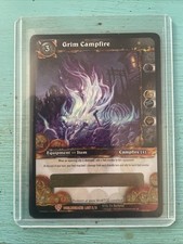  WOW TCG Loot Card Unscratched World of Warcraft Grim Campfire