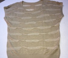 T-shirt femme beige, taille