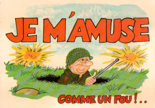 Carte postale humoristique - postale,
