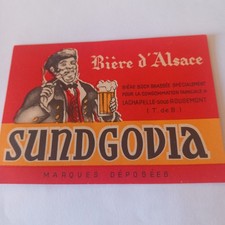 Ancienne étiquette  bière