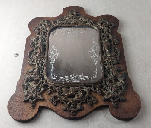 Rare ancien tableau miroir - rare,