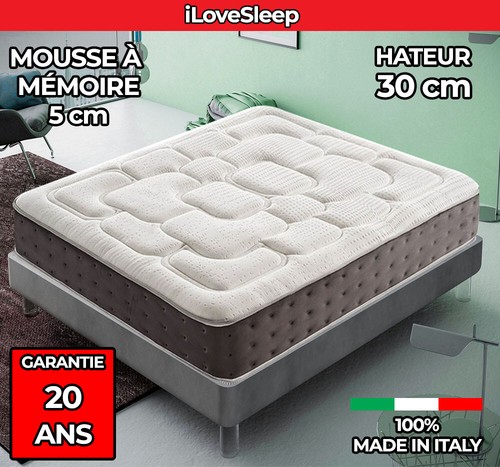 Matelas mémoire forme haut - mémoire, de
