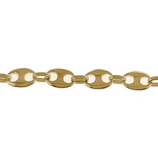 Collier Grain de Café Plaqué