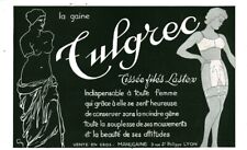 Antique 1936 Tulgrec Sheath Magazine Issue Advertising