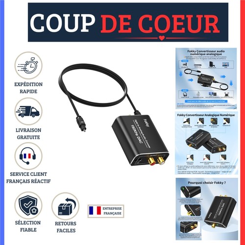 Adaptateur optique jack dac - adaptateur,