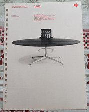 fiche publicité knoll table ovale 2481 2480 de florence knoll