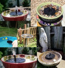 Solar Powered Bird Bath