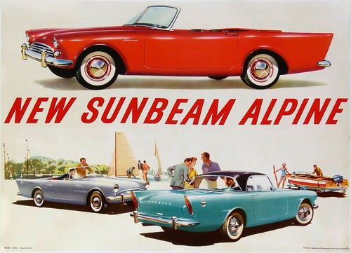Affiche ancienne automobile - affiche,