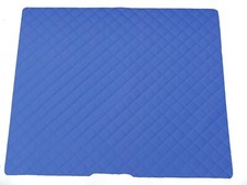 Cuir éco Tapis de coffre BLEU