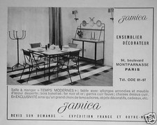 ADVERTISING JAMICA DECORATOR DECORATOR SET MODERN TIMES
