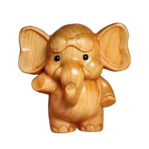 Figurine éléphant bois - d'éléphant, en