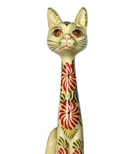 Chat vintage en céramique