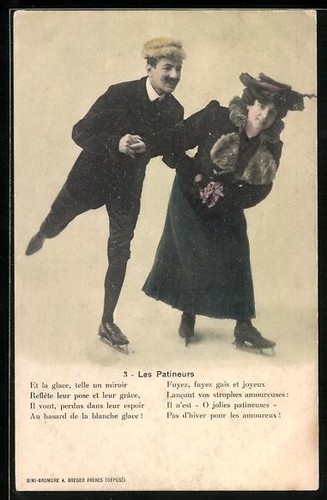 Paire patins glace - paire,