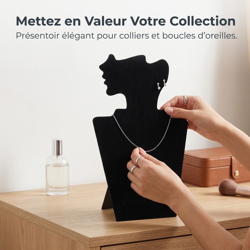 Mannequin buste bijoux - , pliable