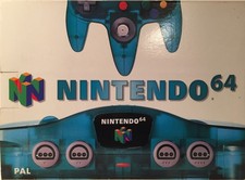 Nintendo 64 Transparent Bleu