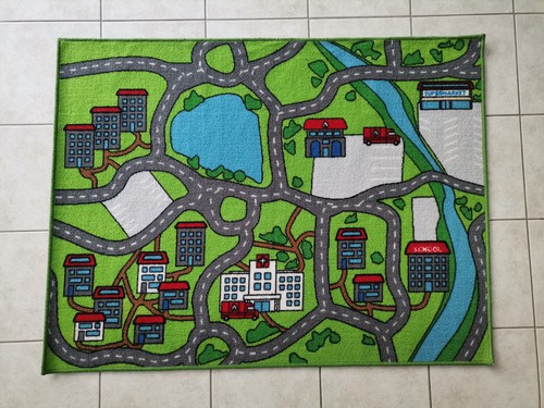 Tapis enfant route - , pour