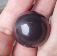 boule sphère en obsidienne oeil céleste du Mexique 19gr 25mm pierre naturelle