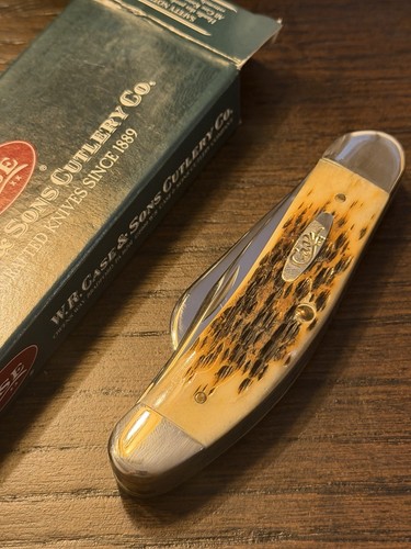 Case amber bone sowbelly - xx,