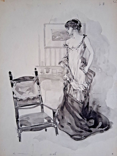 Dessin original non signé
