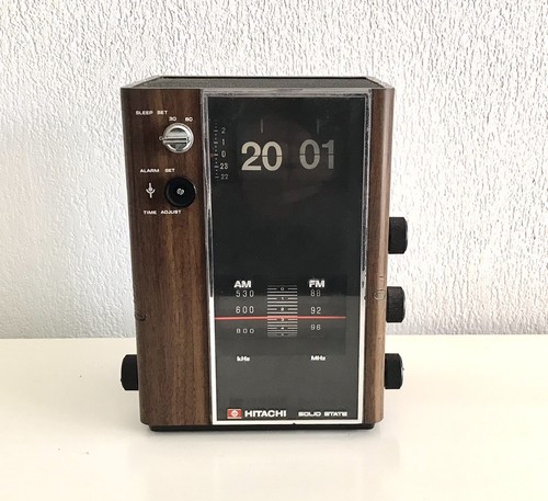 Radio réveil hitachi 783e - radio,
