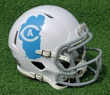 UC CAL - DAVIS AGGIES MUSTANGS 2025 LAKE TAHOE SPECIAL FOOTBALL MINI HELMET