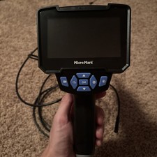 MicroMark Endoscope Inspection Camera Borescope 8FT Flexible Tube cam used