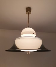 Vintage Superb Sergio Asti Design Chandelier for Kartell Model KD14 Italy 60s