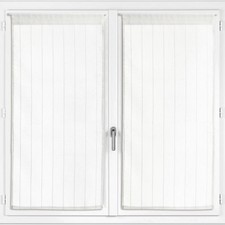 Lot de 2 voilages 45x90 cm