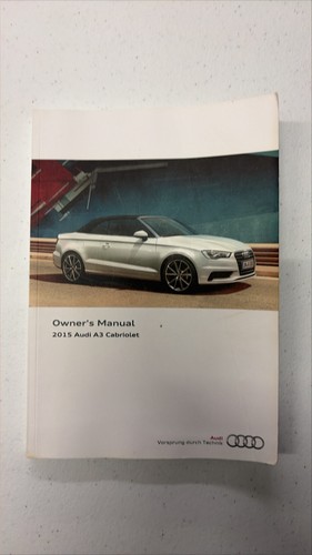 2015 audi cabriolet - audi, owner's