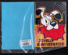 CARTE ANNIVERSAIRE UDERZO . ASTÉRIX . ALBERT RENÉ . 1999 . ( EDR 5 ) .