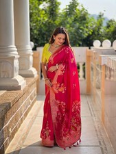 Sari Designer Indien Pour