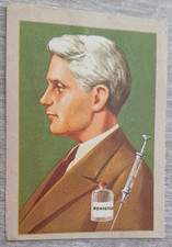 CHOCOLATE JACQUES 1960' Chromos Instructions Fleming Doctor Penicillin Card