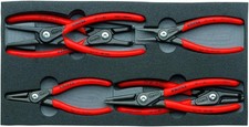 KNIPEX Tools - 6 Piece Circlip Pliers Set In Foam Tray One Size, Multi 