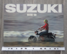 Suzuki RV Vanvan 90/50 prospectus publicité années 70 en allemand.