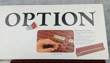 Vintage jeu de lettres OPTION de Miro Meccano Lettre Societe Famille 