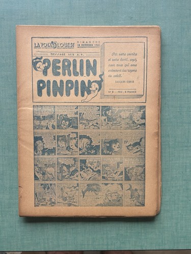 Lot journaux perlin et - 19,